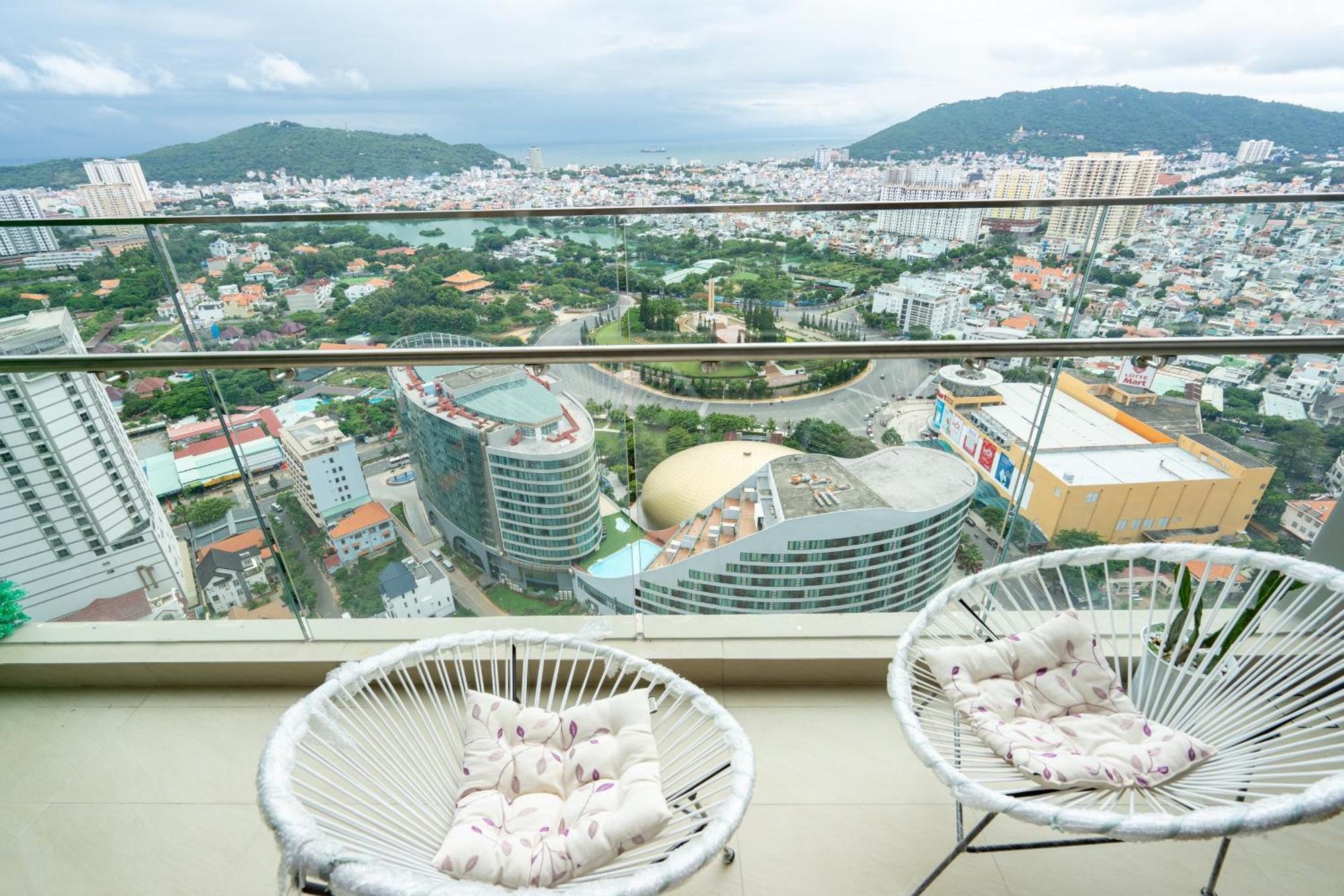 Infinity Pool Luxury Apartment The Song Vung Tau Kültér fotó